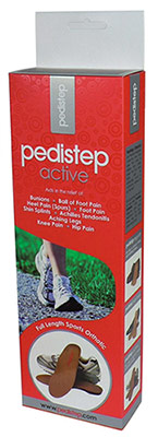 Pedistep Orthotic for sports shoes