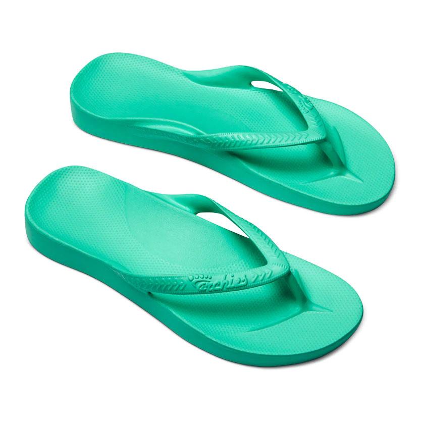 Archies_Thongs_-Mint-_Arch_Support_Sandals_45_degree_view_2000x